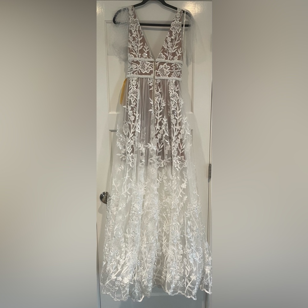Bronx and Banco Tunisia Gown White Lace size XS - Picture 6 of 7